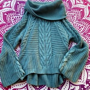 Oversized Express Mint Sweater